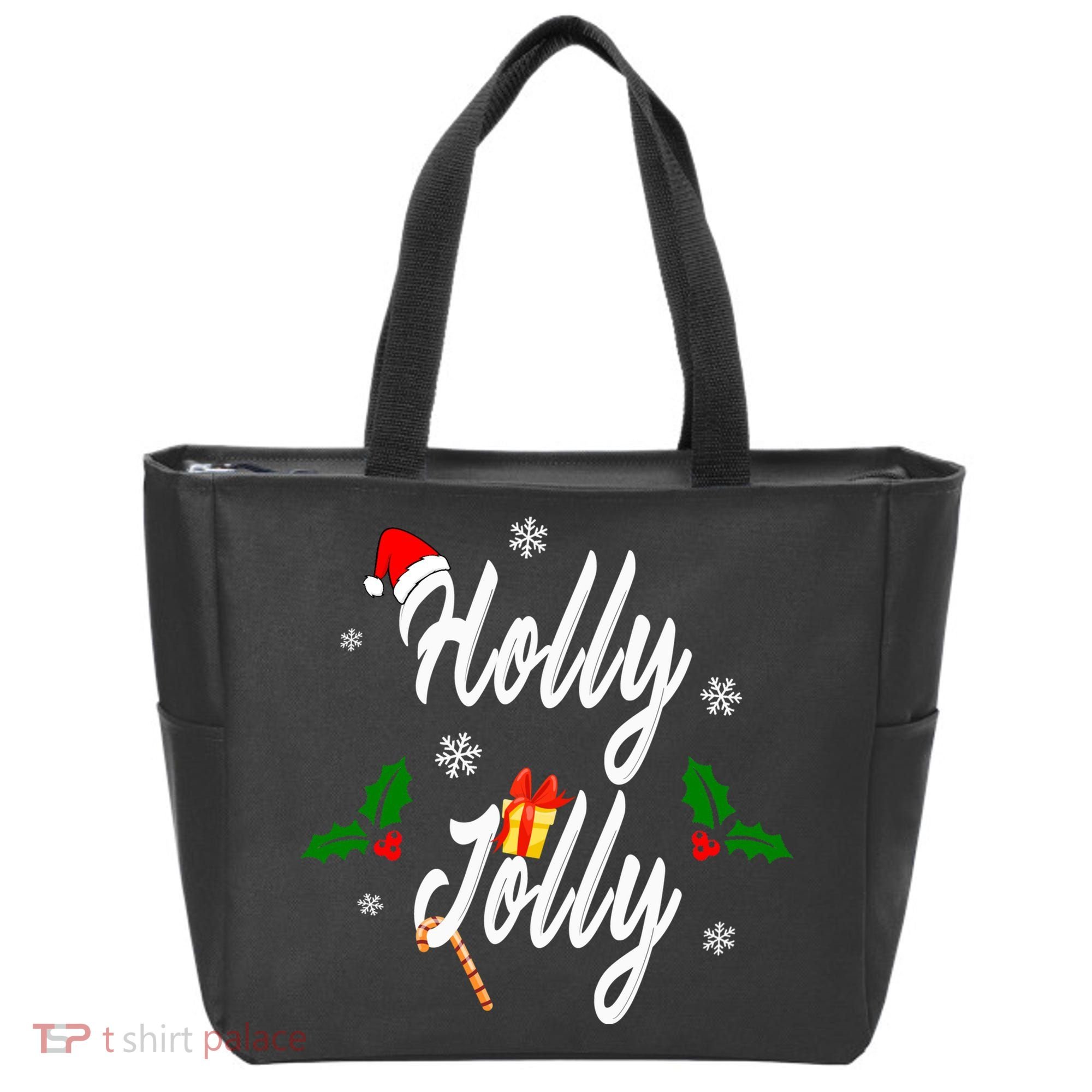 Holly Jolly | Merry Christmas Tote Bag