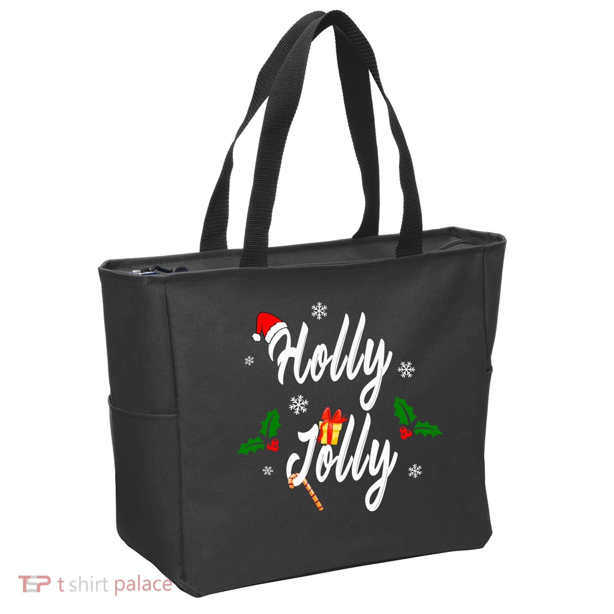 Holly Jolly | Merry Christmas Tote Bag