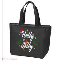 Holly Jolly | Merry Christmas Tote Bag thumb 3