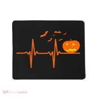 Halloween Jack O Lantern Pulse Heart Beat Mousepad thumb 0