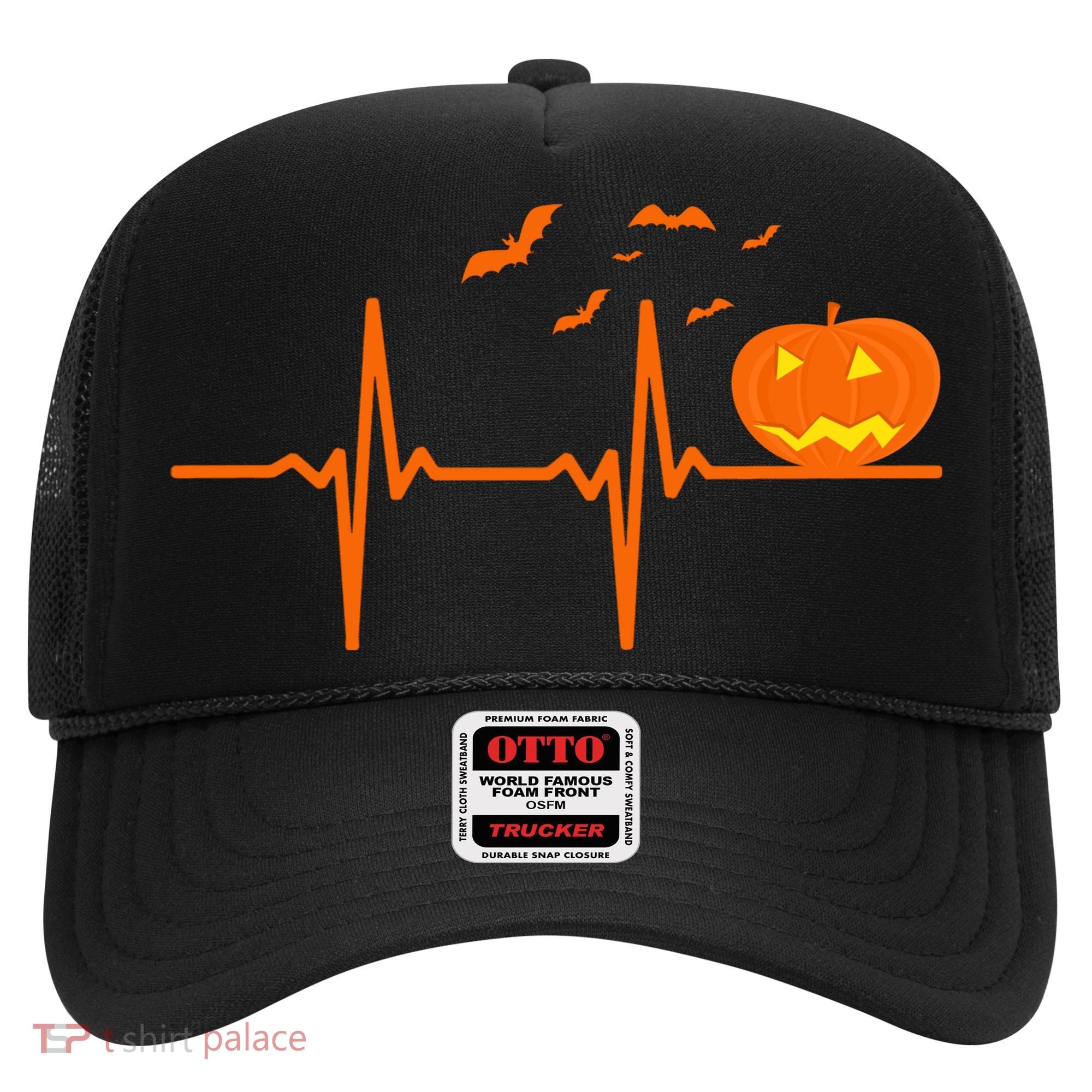 Halloween Jack O Lantern Pulse Heart Beat Hat