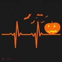 Halloween Jack O Lantern Pulse Heart Beat Visor thumb 3