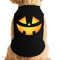Halloween Jack O Lantern Jackolantern Pumpkin Face Costume Doggie Tank thumb 0