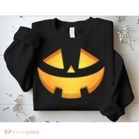 Halloween Jack O Lantern Jackolantern Pumpkin Face Costume Sweatshirt thumb 2