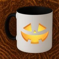 Halloween Jack O Lantern Jackolantern Pumpkin Face Costume Coffee Mug thumb 2