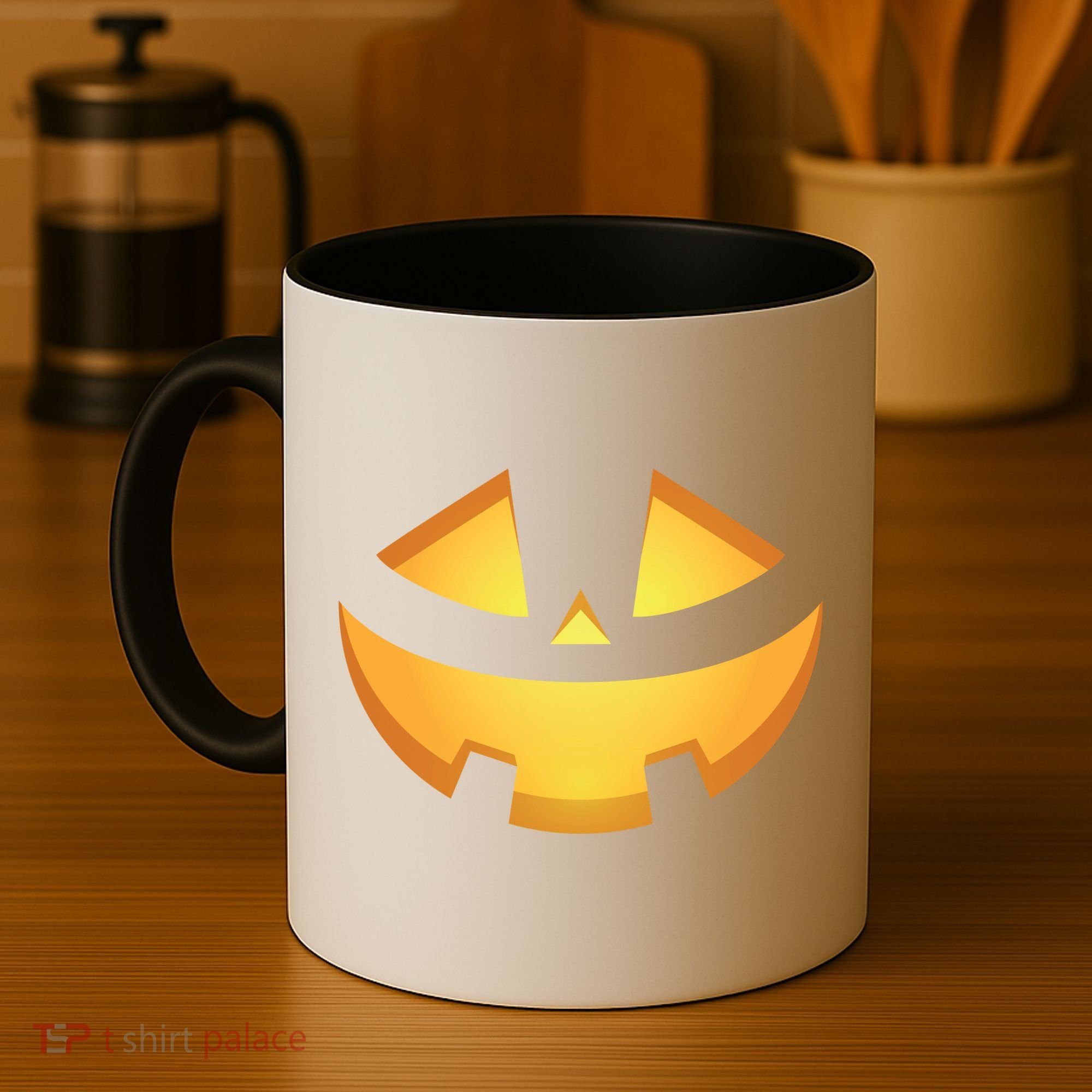 Halloween Jack O Lantern Jackolantern Pumpkin Face Costume Coffee Mug