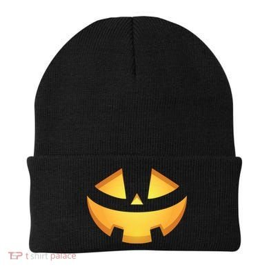 Halloween Jack O Lantern Jackolantern Pumpkin Face Costume Beanie