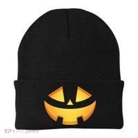 Halloween Jack O Lantern Jackolantern Pumpkin Face Costume Beanie thumb 0