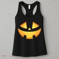 Halloween Jack O Lantern Jackolantern Pumpkin Face Costume Women's Tank Top thumb 3