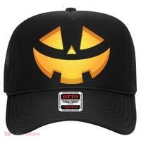 Halloween Jack O Lantern Jackolantern Pumpkin Face Costume Hat thumb 0