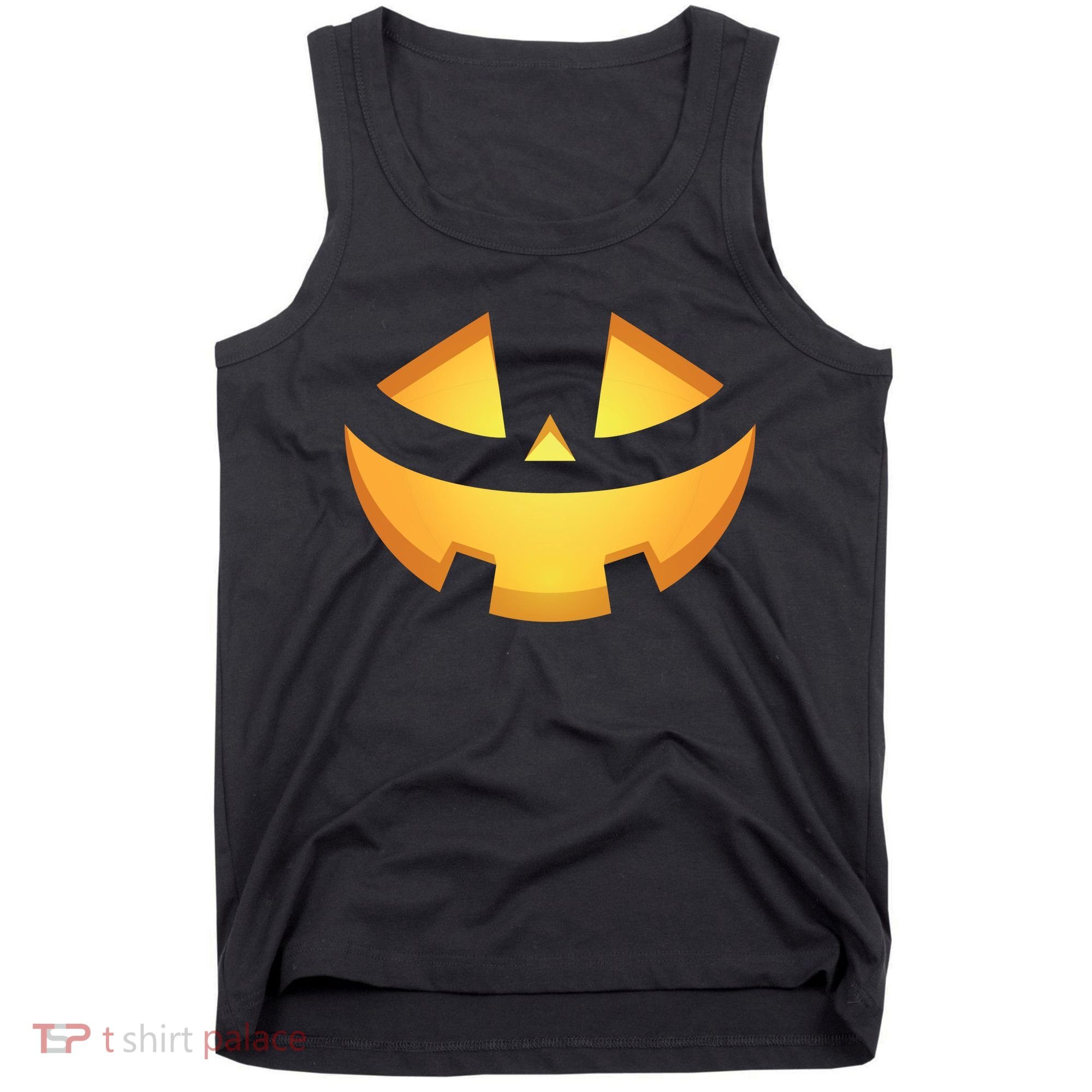 Halloween Jack O Lantern Jackolantern Pumpkin Face Costume Tank Top