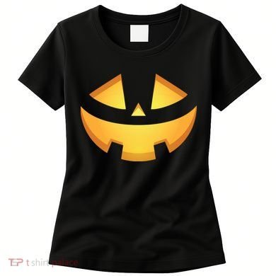 Halloween Jack O Lantern Jackolantern Pumpkin Face Costume Women's T-Shirt