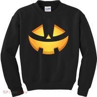 Halloween Jack O Lantern Jackolantern Pumpkin Face Costume Kids Sweatshirt thumb 0