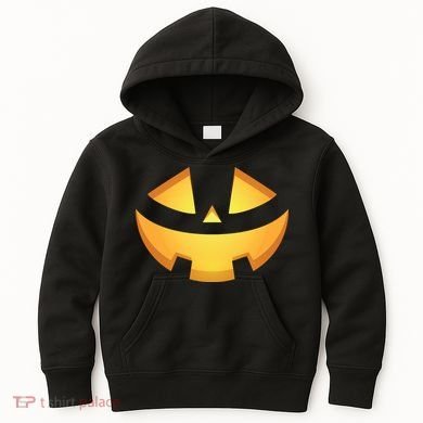 Halloween Jack O Lantern Jackolantern Pumpkin Face Costume Kids Hoodie
