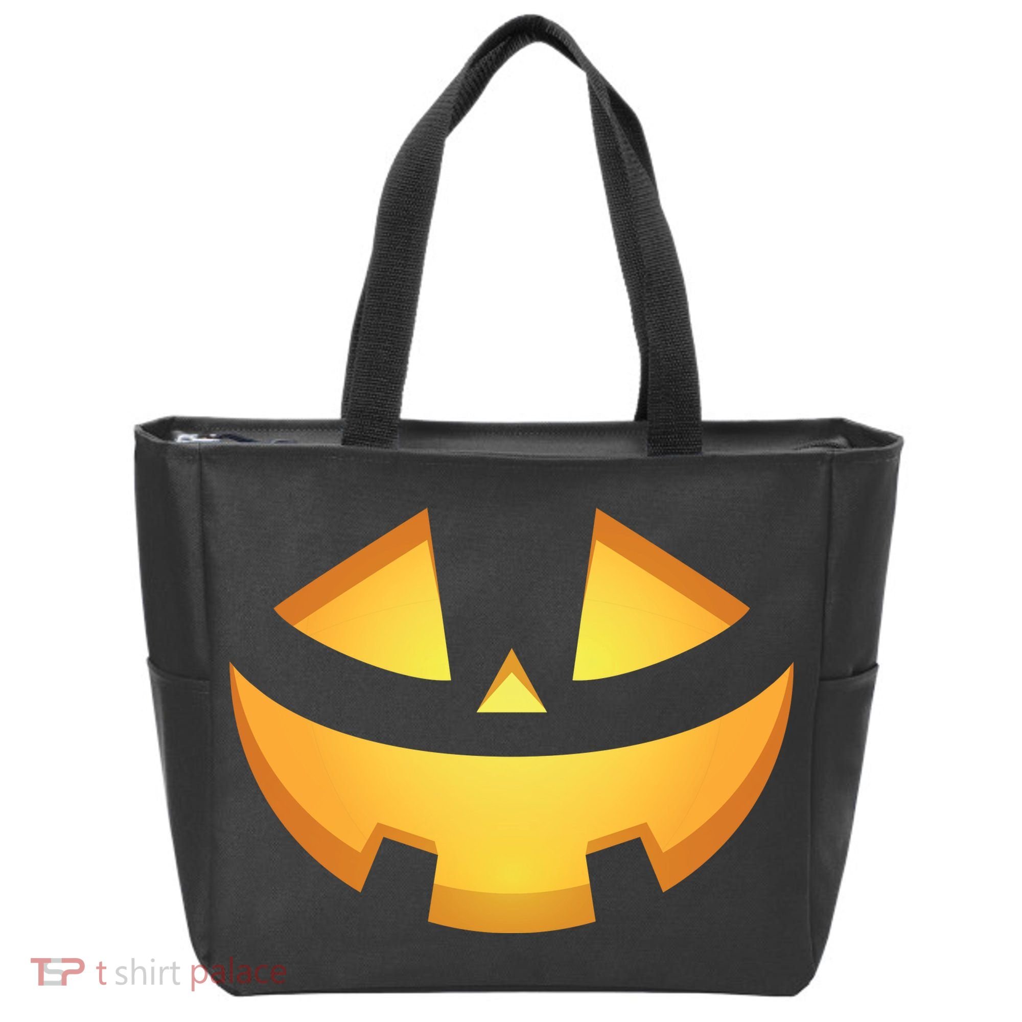 Halloween Jack O Lantern Jackolantern Pumpkin Face Costume Tote Bag