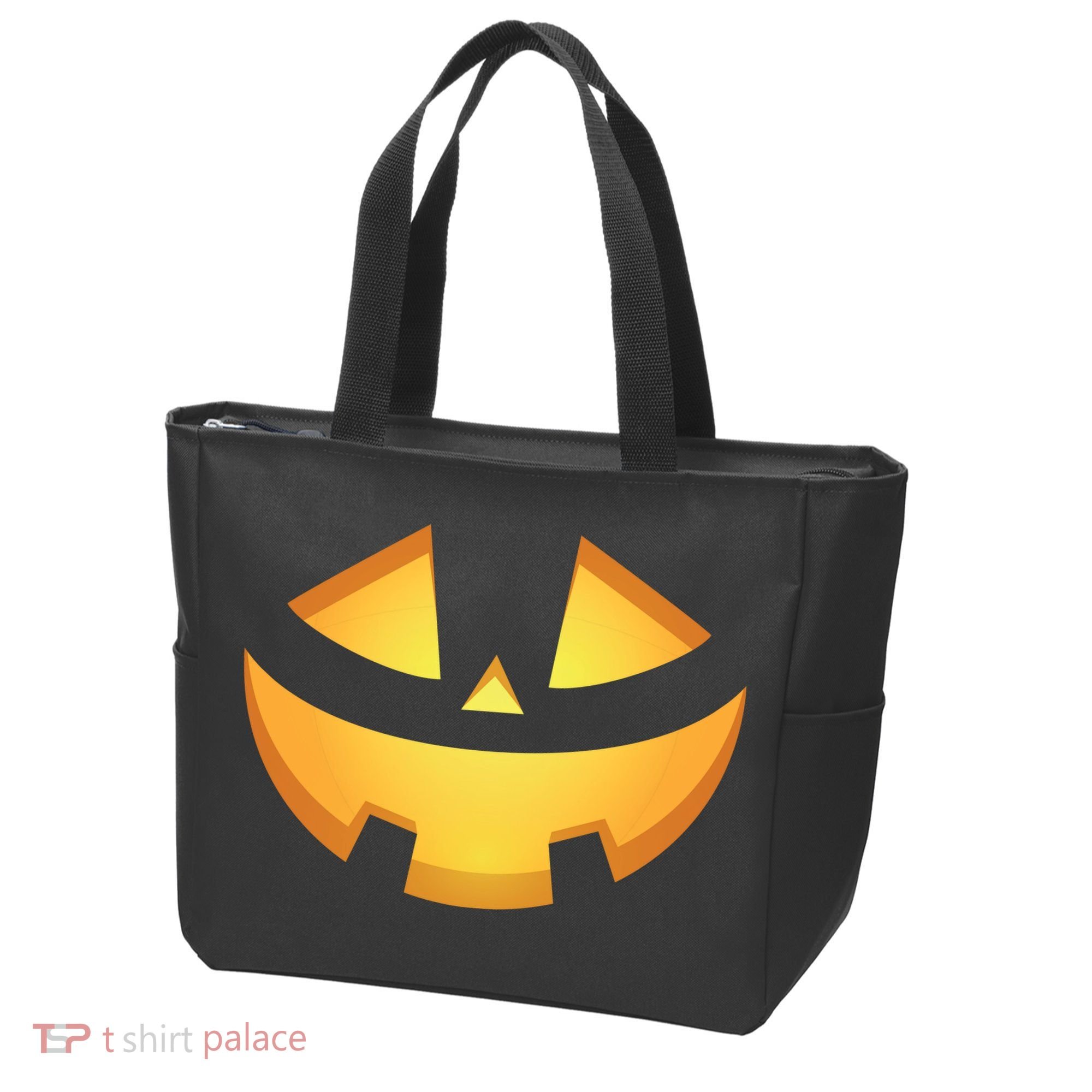 Halloween Jack O Lantern Jackolantern Pumpkin Face Costume Tote Bag