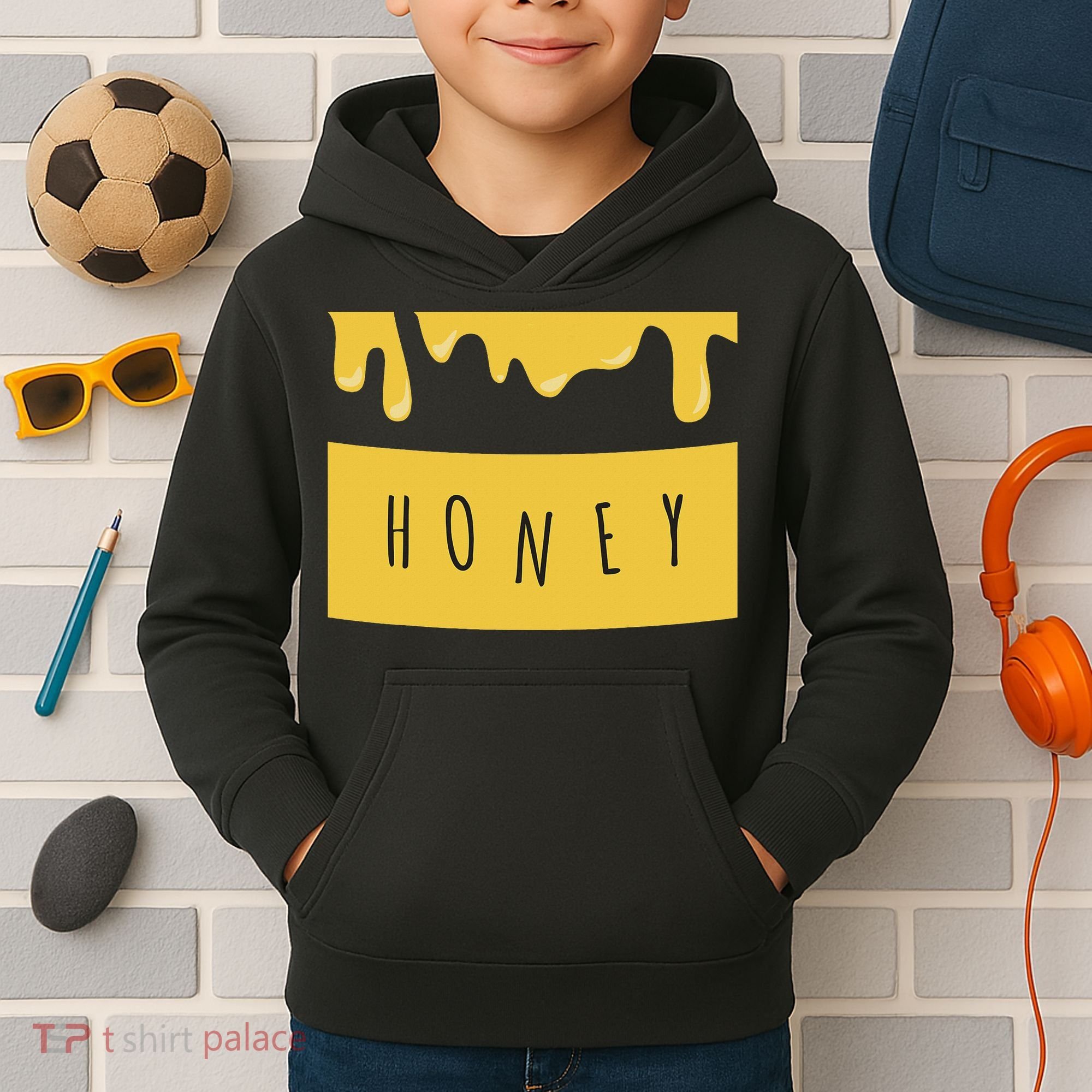 Honeypot Jar Of Honey Costume For Halloween Kids Hoodie