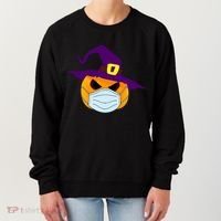 Halloween Jack O Lantern Masked Up Women's Sweatshirt thumb 0