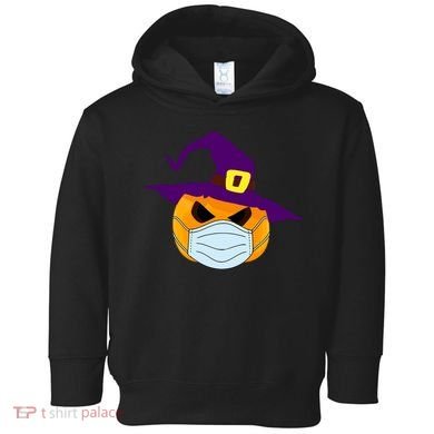 Halloween Jack O Lantern Masked Up Toddler Hoodie