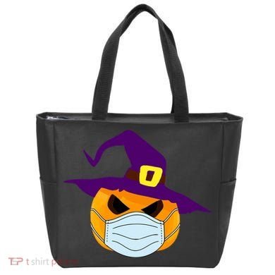 Halloween Jack O Lantern Masked Up Tote Bag