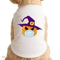 Halloween Jack O Lantern Masked Up Doggie Tank thumb 0