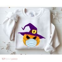 Halloween Jack O Lantern Masked Up Sweatshirt thumb 2