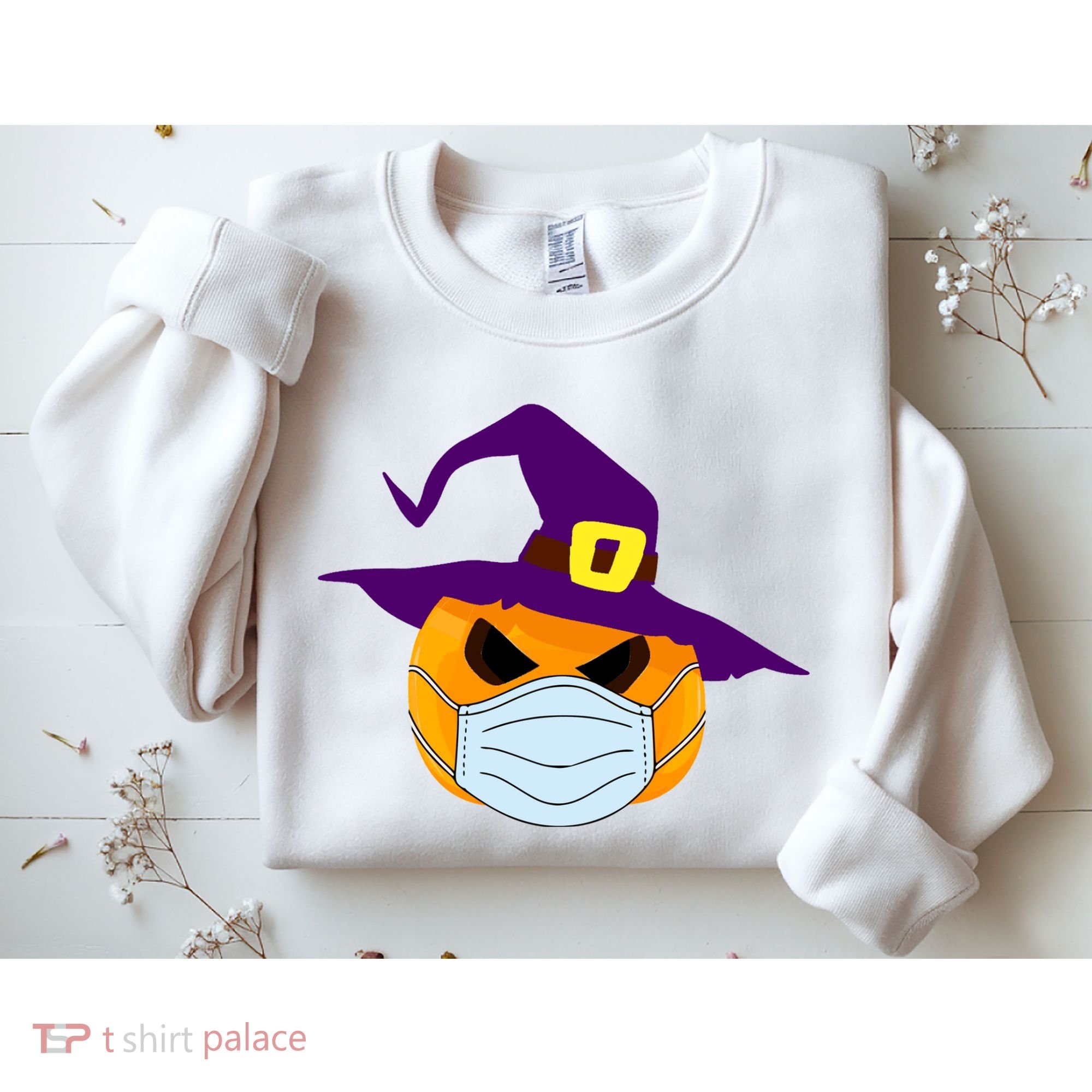 Halloween Jack O Lantern Masked Up Sweatshirt