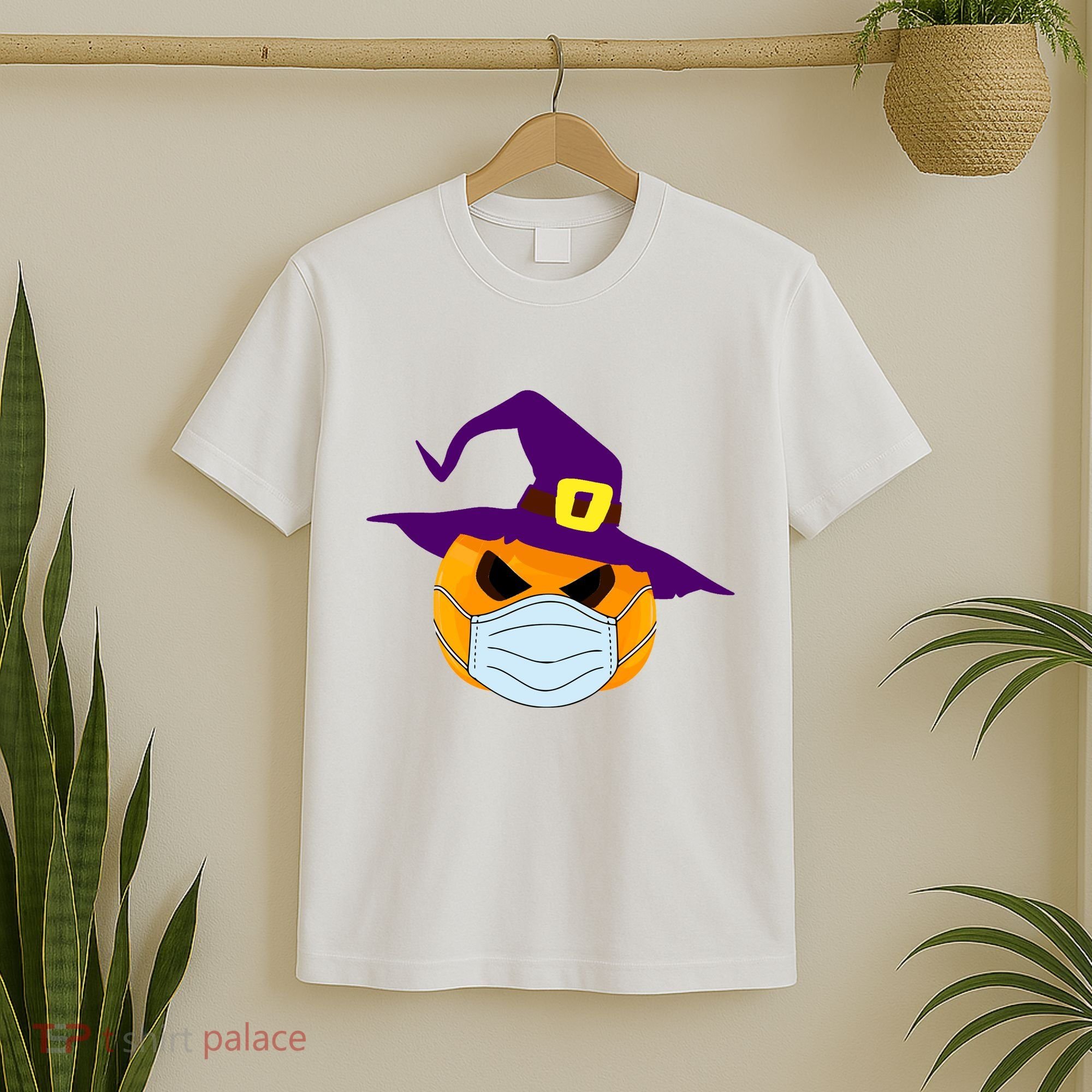 Halloween Jack O Lantern Masked Up T-Shirt