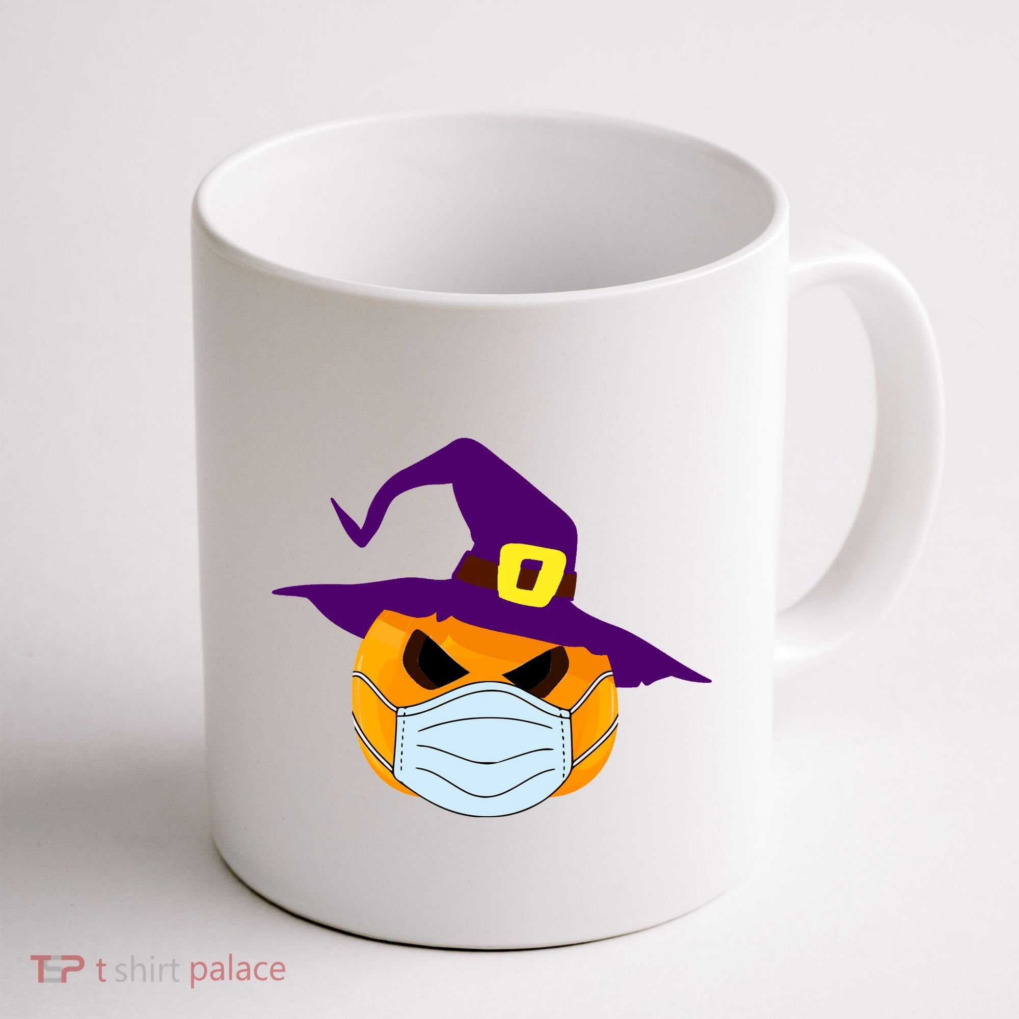 Halloween Jack O Lantern Masked Up Coffee Mug