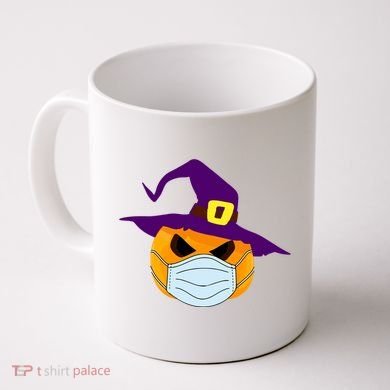 Halloween Jack O Lantern Masked Up Coffee Mug
