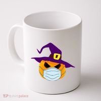 Halloween Jack O Lantern Masked Up Coffee Mug thumb 0