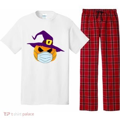 Halloween Jack O Lantern Masked Up Pajama Set