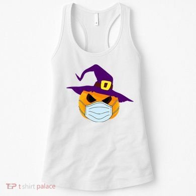 Halloween Jack O Lantern Masked Up Women's Tank Top