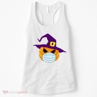 Halloween Jack O Lantern Masked Up Women's Tank Top thumb 0