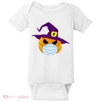 Halloween Jack O Lantern Masked Up Baby Bodysuit thumb 0