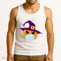 Halloween Jack O Lantern Masked Up Tank Top thumb 3