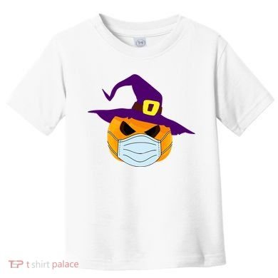 Halloween Jack O Lantern Masked Up Toddler T-Shirt