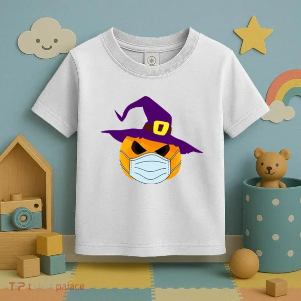 Halloween Jack O Lantern Masked Up Toddler T-Shirt