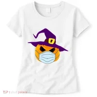 Halloween Jack O Lantern Masked Up Women's T-Shirt thumb 0