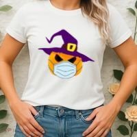 Halloween Jack O Lantern Masked Up Women's T-Shirt thumb 2