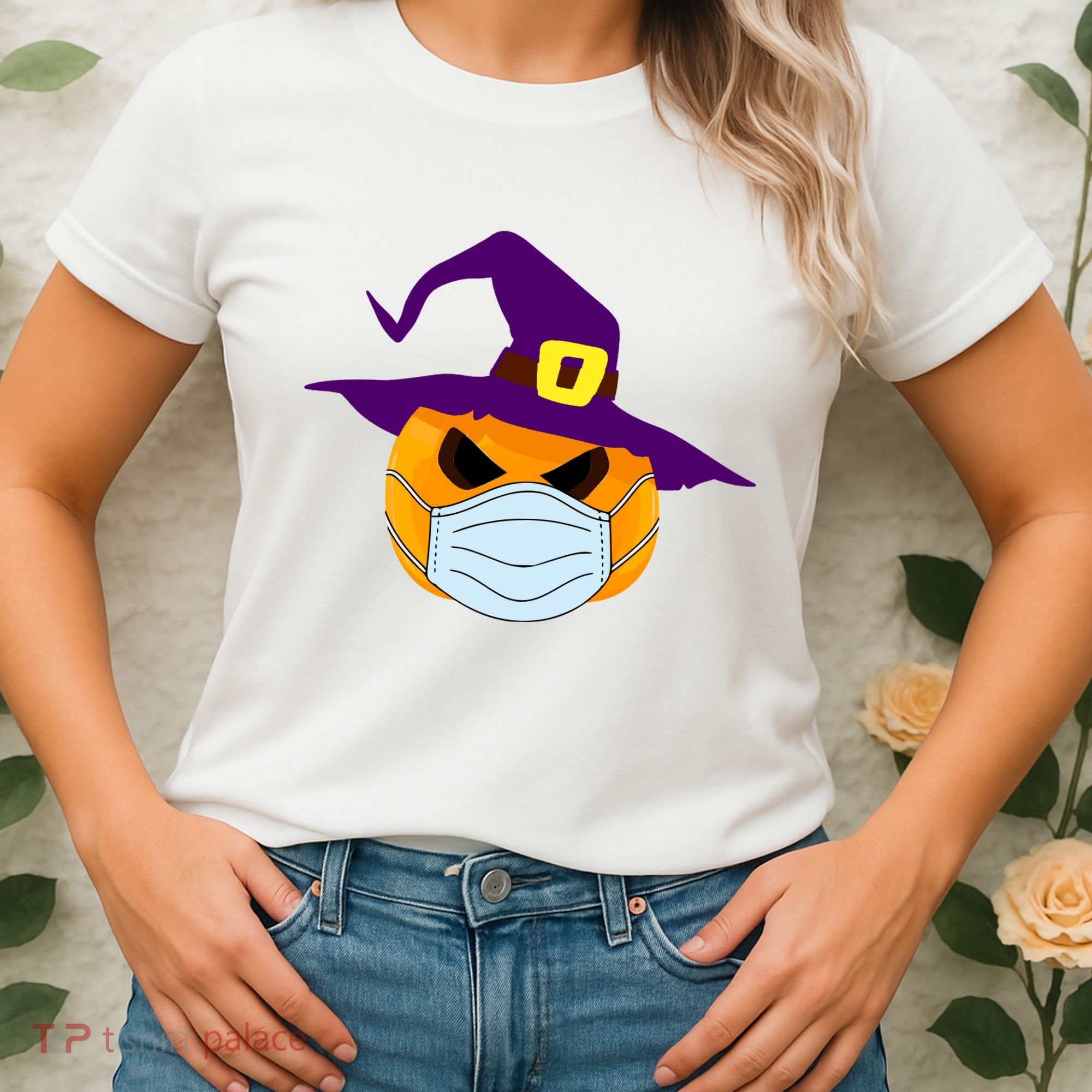 Halloween Jack O Lantern Masked Up Women's T-Shirt