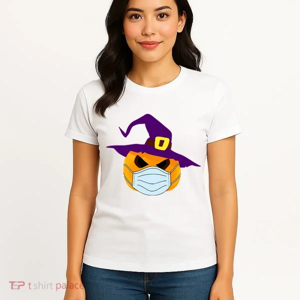 Halloween Jack O Lantern Masked Up Women's T-Shirt