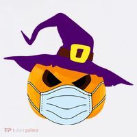 Halloween Jack O Lantern Masked Up Women's T-Shirt thumb 6