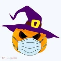 Halloween Jack O Lantern Masked Up Women's T-Shirt thumb 6