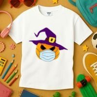 Halloween Jack O Lantern Masked Up Kids T-Shirt thumb 3