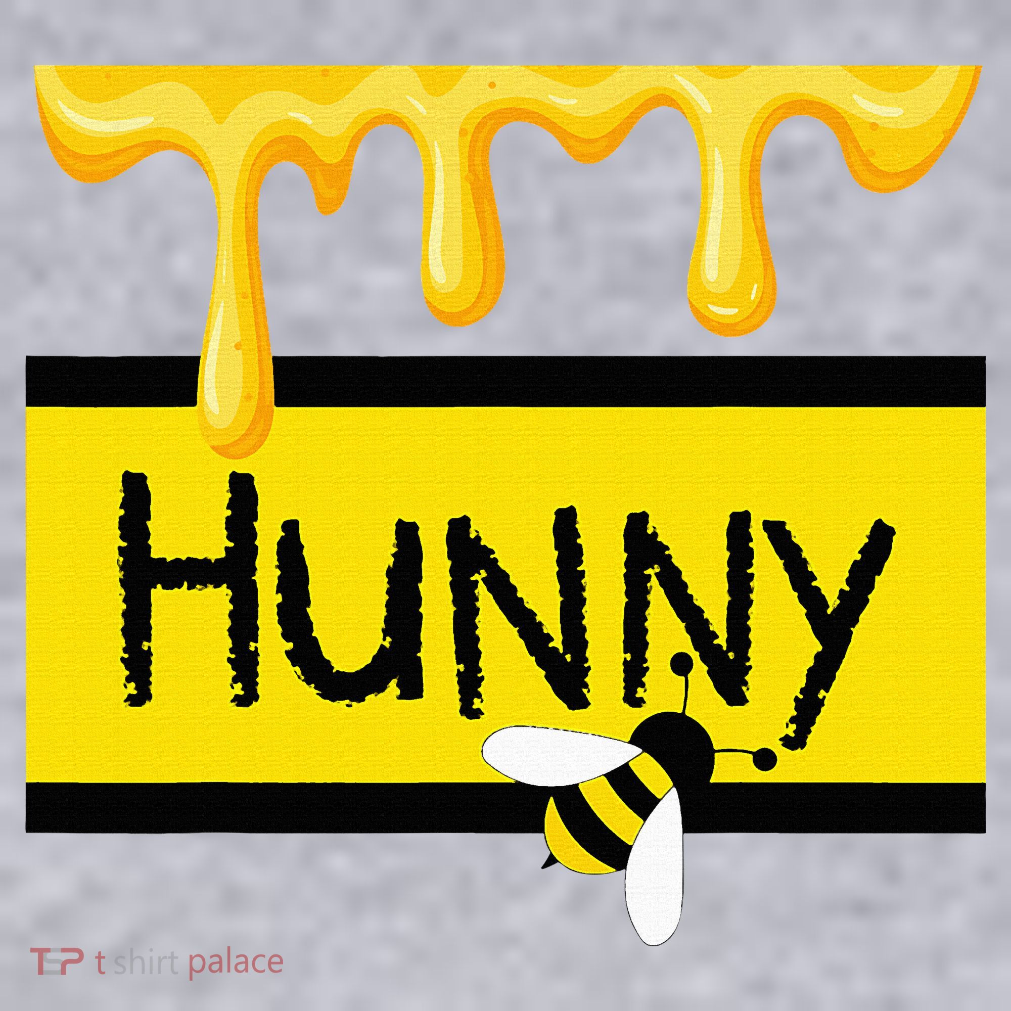 Hunny Jar Simulating With Dripping Honey And A Bee Women's Sweatshirt