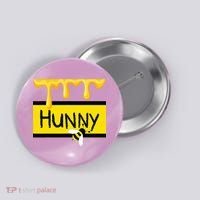 Hunny Jar Simulating With Dripping Honey And A Bee Button thumb 0