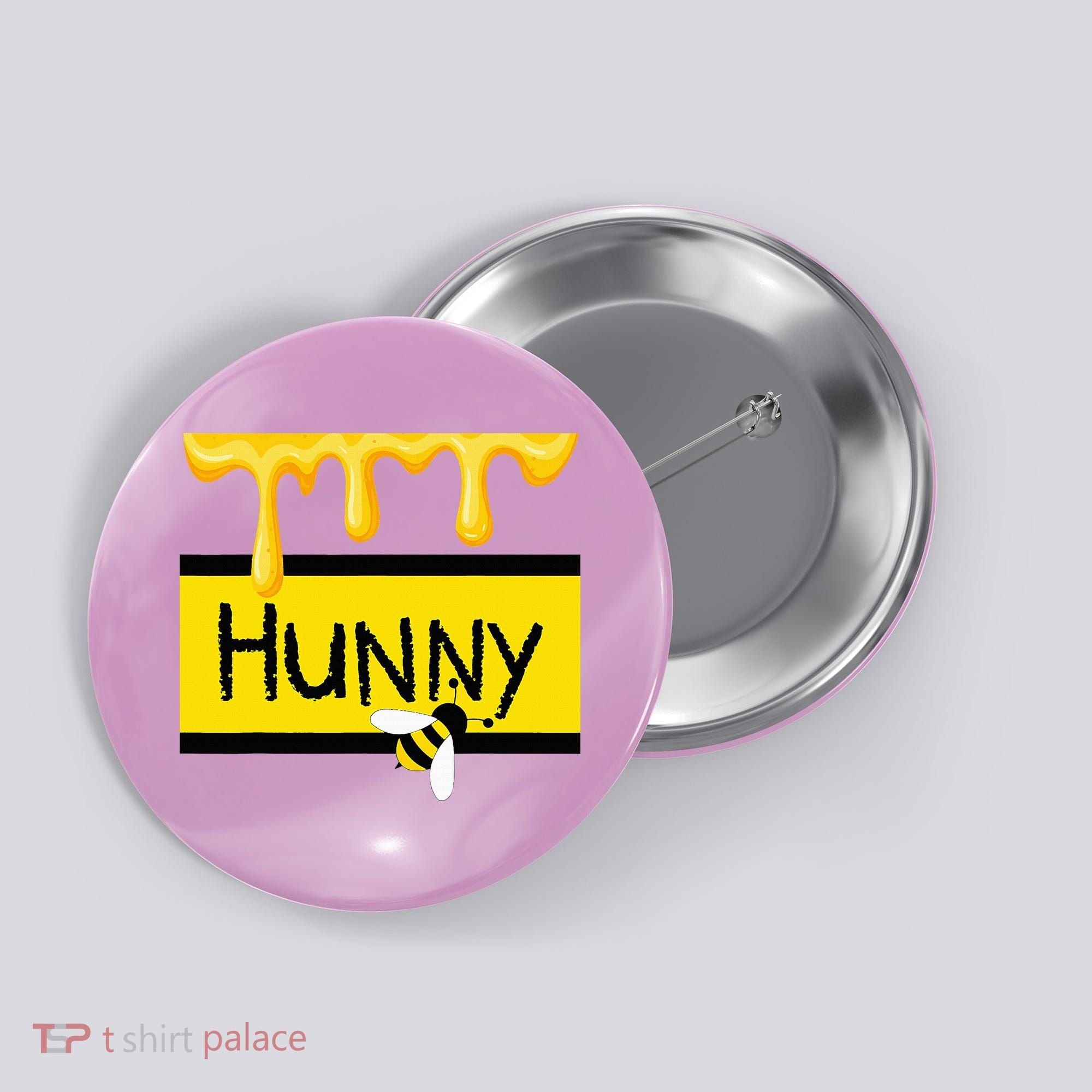 Hunny Jar Simulating With Dripping Honey And A Bee Button