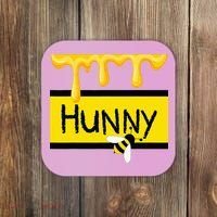 Hunny Jar Simulating With Dripping Honey And A Bee Coaster thumb 0