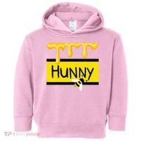 Hunny Jar Simulating With Dripping Honey And A Bee Toddler Hoodie thumb 0